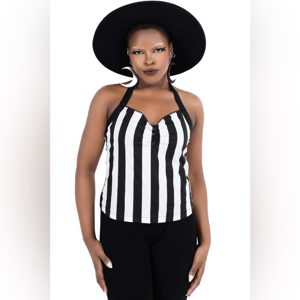 KILLSTAR LITTLE DEETZ HALTER TOP XXL